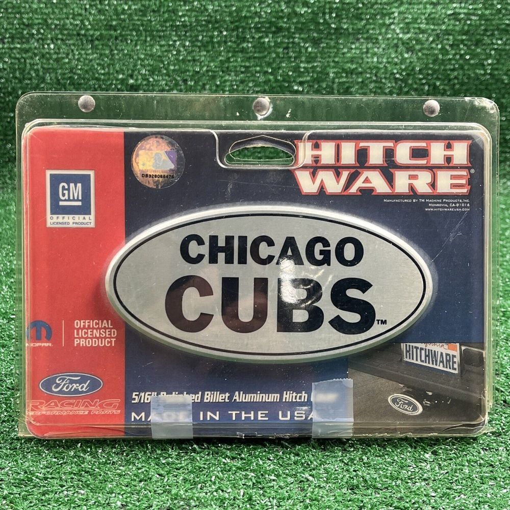 Chicago Cubs‎ Trailer Hitch Cover 5/16" By Hitch Ware Open Package